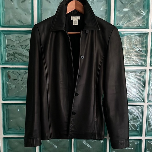 Ann Taylor Leather Jacket - Picture 1 of 7